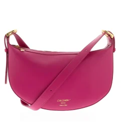 Osoppo Fuchsia Leather Shoulder Bag