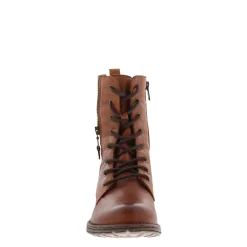 Paulette Brandy Lace-Up Ankle Boots