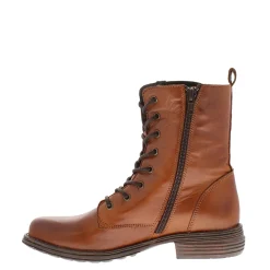 Paulette Brandy Lace-Up Ankle Boots