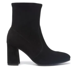 Pelugio Black Suede Ankle Boots