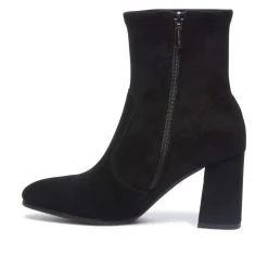 Pelugio Black Suede Ankle Boots