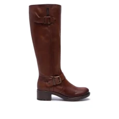 Percile Tan Leather Boots