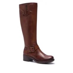 Percile Tan Leather Boots