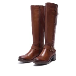 Percile Tan Leather Boots