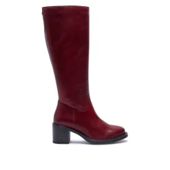 Recetto Red Leather Boots