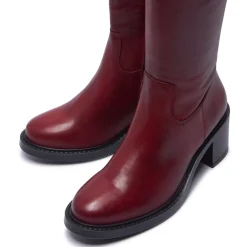 Recetto Red Leather Boots