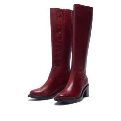 Recetto Red Leather Boots