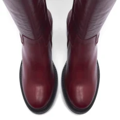 Recetto Red Leather Boots