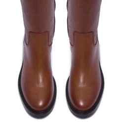 Recetto Tan Leather Boots