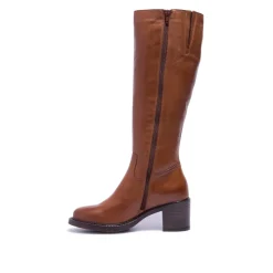 Recetto Tan Leather Boots
