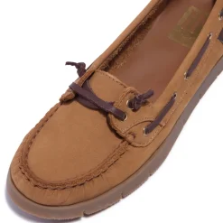 Renee Tan Nubuck Suede Loafer