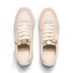 Robyn Cream Leather Chunky Trainers
