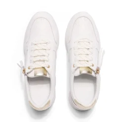Robyn White Leather Chunky Trainers