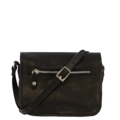 Rosario Black Italian Leather Satchel