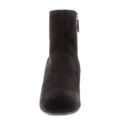 Rose Black Suede Ankle Boots