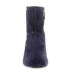 Rose Navy Suede Ankle Boots