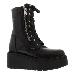Sabbati Black Leather Ankle Boots