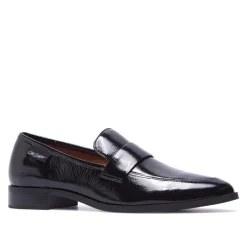 Sarina Black Patent Leather Loafers