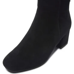 Sartina Black Suede Ankle Boots