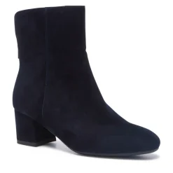 Sartina Navy Suede Ankle Boots