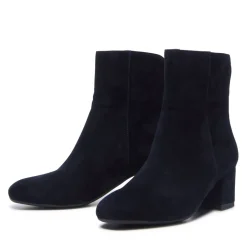 Sartina Navy Suede Ankle Boots