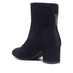 Sartina Navy Suede Ankle Boots
