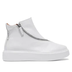 Serpa White Leather Trainers