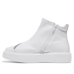 Serpa White Leather Trainers