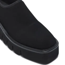 Sevato Black Stretch Loafers