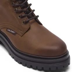 Seville Tan Leather Ankle Boots