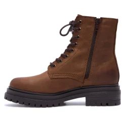Seville Tan Leather Ankle Boots