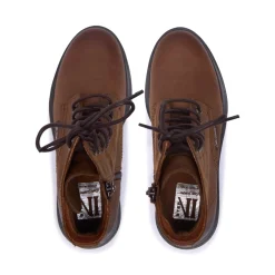 Seville Tan Leather Ankle Boots