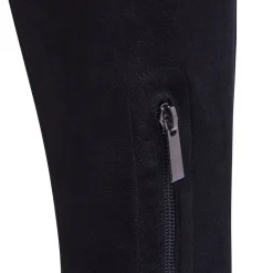 Solene Black Stretch Long Leg Boot