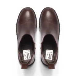 Solette Brown Leather Chelsea Boots