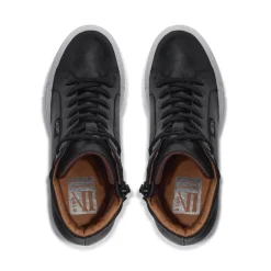 Tabita Black Leather Trainers
