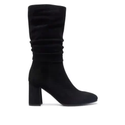 Tipici Black Suede Ankle Boots