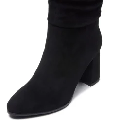 Tipici Black Suede Ankle Boots