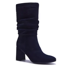 Tipici Navy Suede Ankle Boots