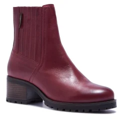 Trepani Bordo Leather Ankle Boots