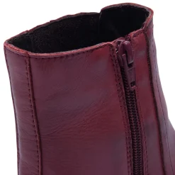 Trepani Bordo Leather Ankle Boots