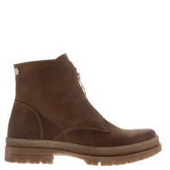 Truste Tan Leather Ankle Boots