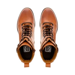 Turner Tan Leather Lace Up Ankle Boots
