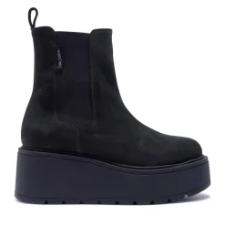 Zennie Green Suede Ankle Boots